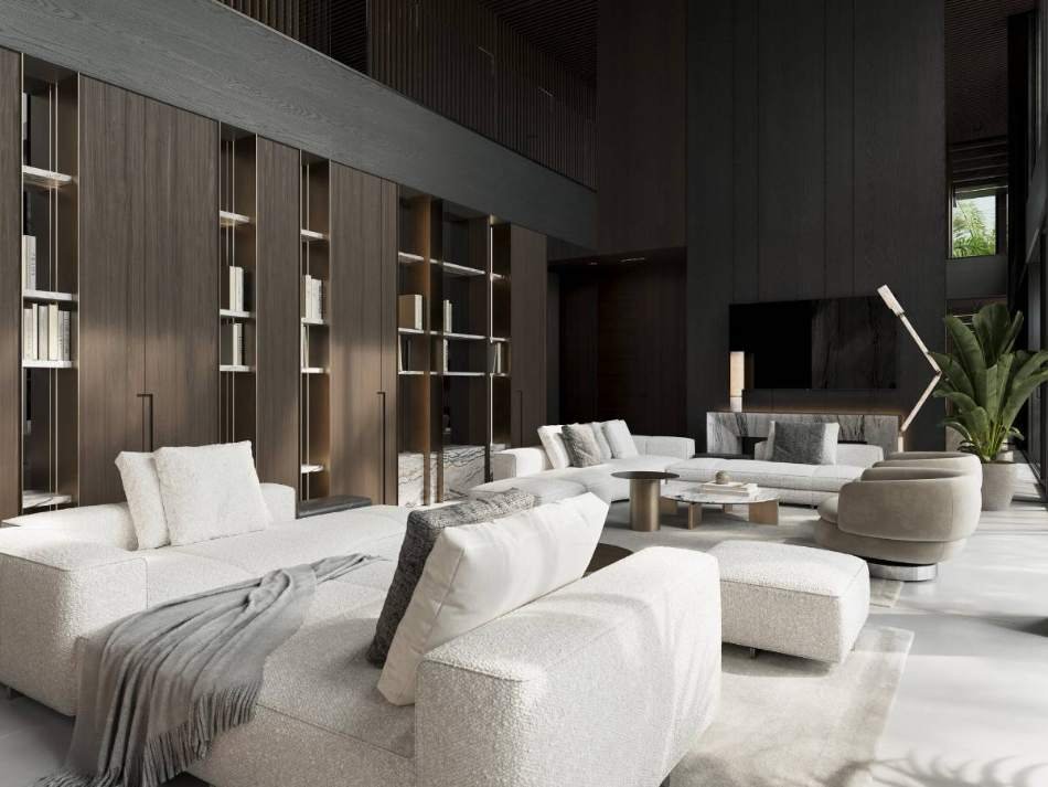 Double-height living