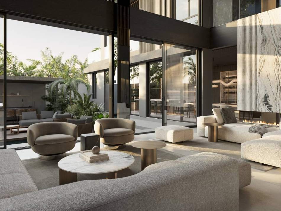 Living · to the courtyard