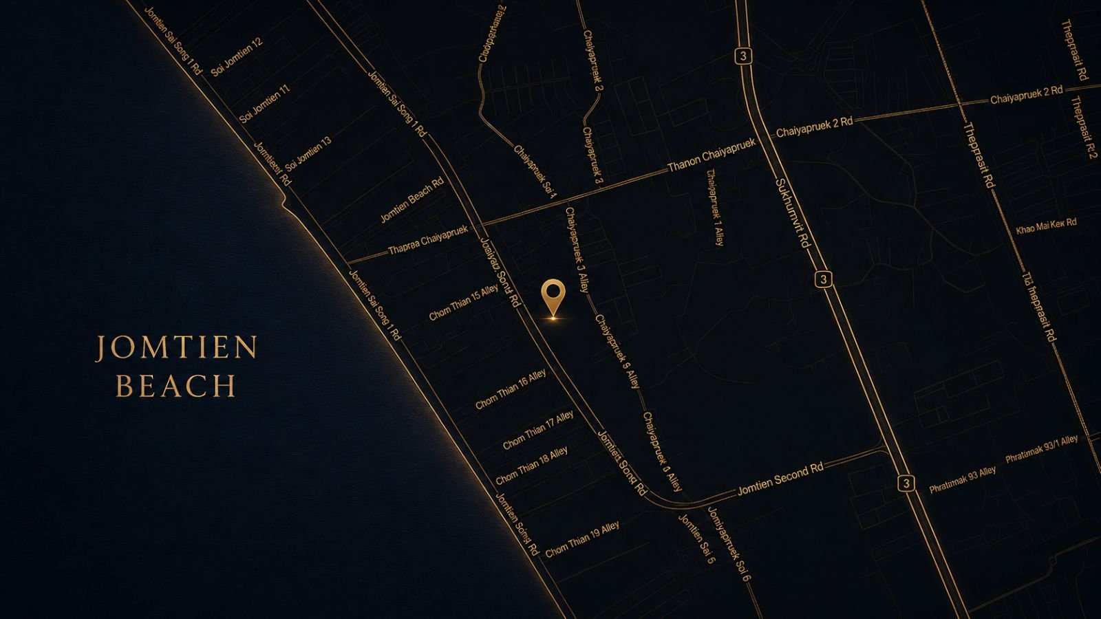 Astera enclave location — Jomtien, Pattaya